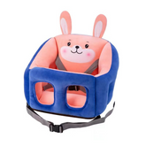 Cute Plush Baby Sofa Support Chair – Cartoon Animal Infant Seat with 360° Back Support & Safety Straps